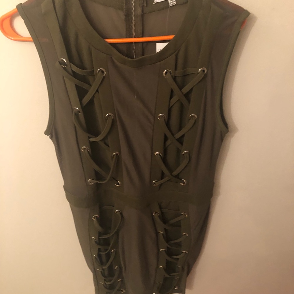 💜💜 Fashion Nova Green Mini Dress 1x💜💜